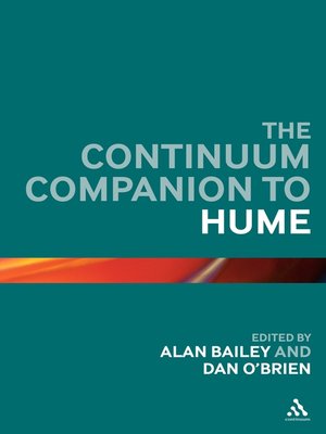 cover image of The Continuum Companion to Hume